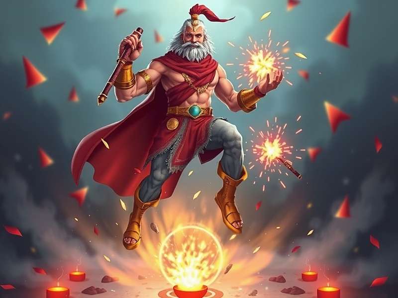 Hailstorm Hero Player using a festival strategy in Diwali event with firecracker attacks