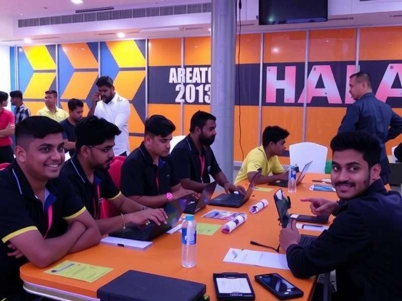 Hailstorm Hero Real-World Meetup in Chennai with players competing in a tournament